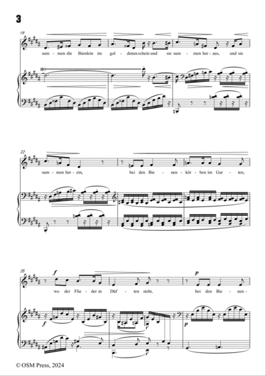 A. Jensen-Unruhe,in B Major,Op.13 No.2 Voice scores gallery preview page 4