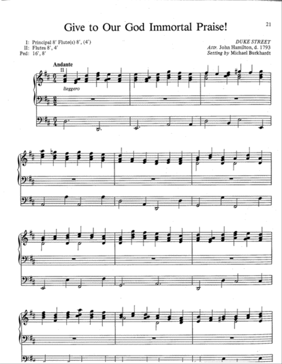 Six General Hymn Improvisations, Set 1 Organ scores gallery preview page 6