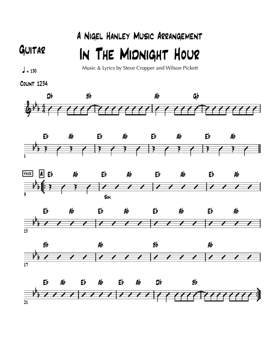 In The Midnight Hour In The Midnight Hour Jazz Ensemble scores gallery preview page 2