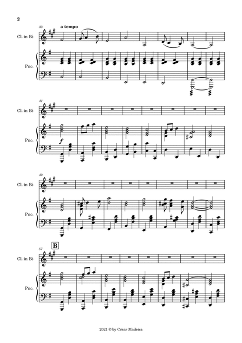 Pomp and Circumstance No.1 - Bb Clarinet and Piano (Full Score and Parts) image number null