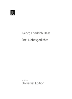 Book cover for Drei Liebesgedichte (Three Love Poems)