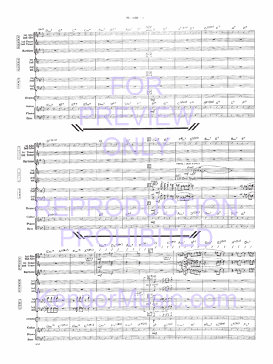 Moose The Mooche Moose The Mooche Jazz Ensemble scores gallery preview page 14