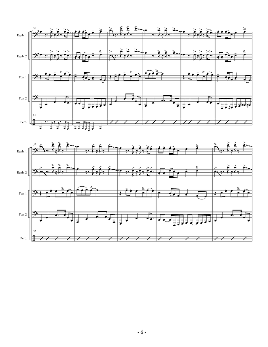 Sir Duke Brass Ensemble scores gallery preview page 6