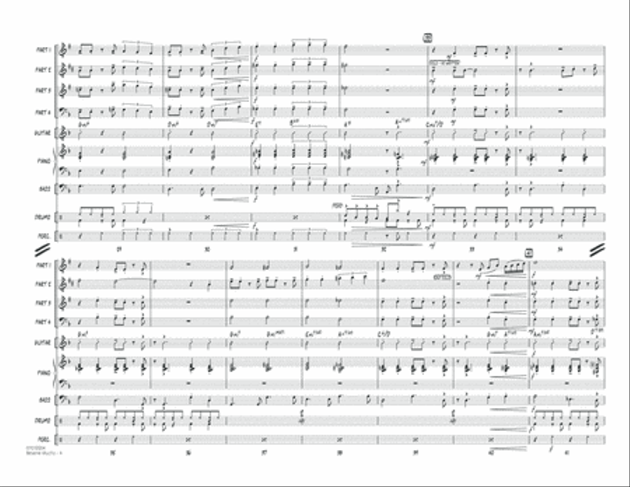Besame Mucho (Kiss Me Much) - Conductor Score (Full Score) Jazz Ensemble scores gallery preview page 4