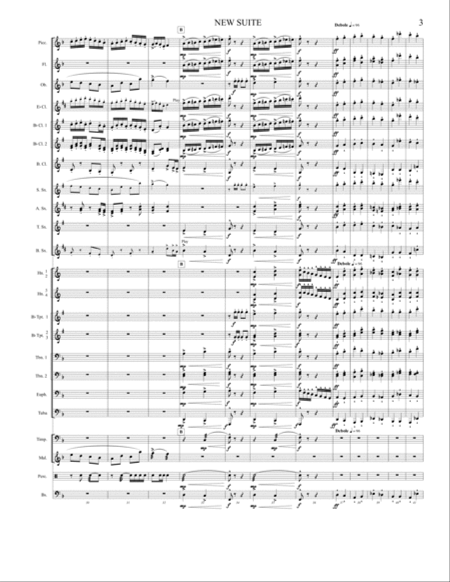 New Suite (Score) Concert Band scores gallery preview page 3