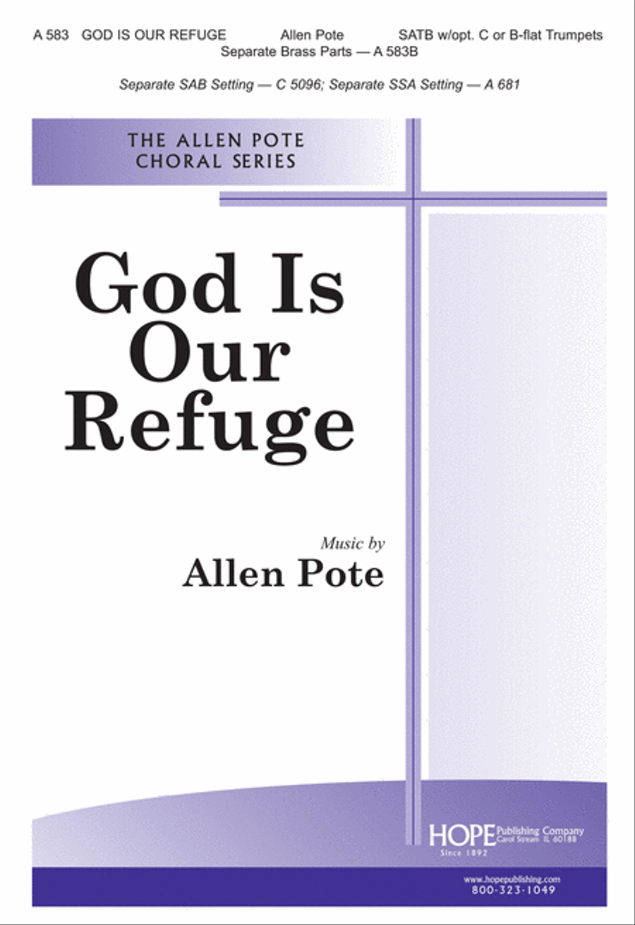 God Is Our Refuge 4-Part scores gallery preview page 1