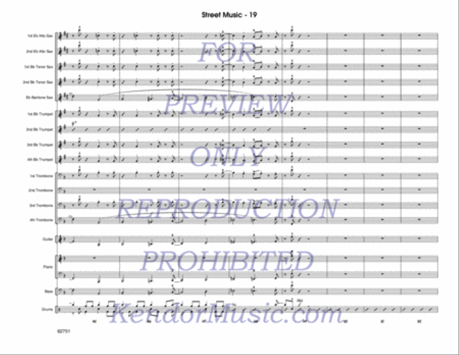 Street Music Jazz Ensemble scores gallery preview page 20