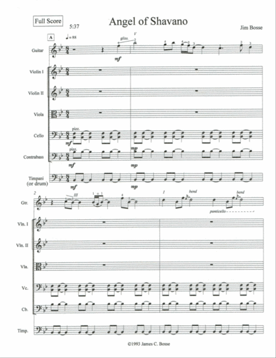 Angel of Shavano Small Ensemble scores gallery preview page 2
