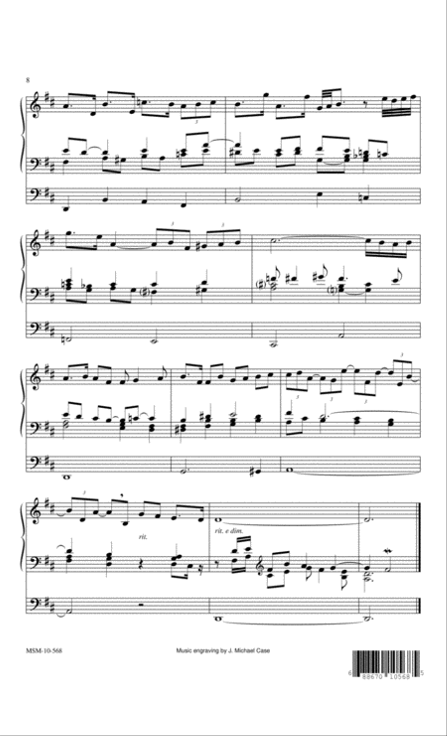 Chorale Prelude on Munich Organ scores gallery preview page 4