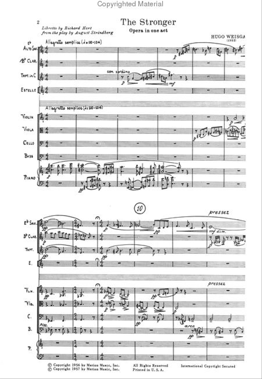 The Stronger B-Flat Clarinet scores gallery preview page 2