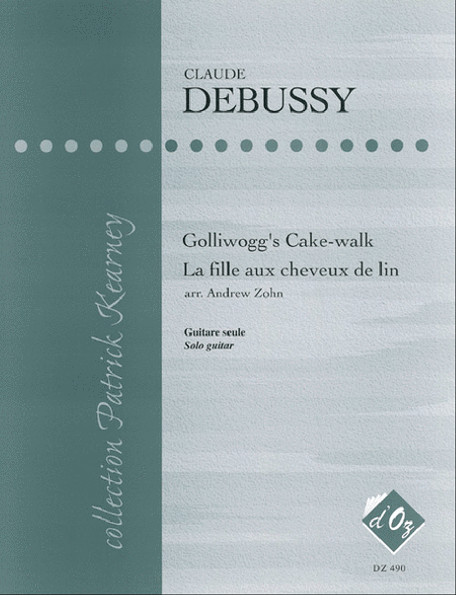 Golliwogg's Cake-walk, La fille aux cheveux de lin Classical Guitar scores gallery preview page 1