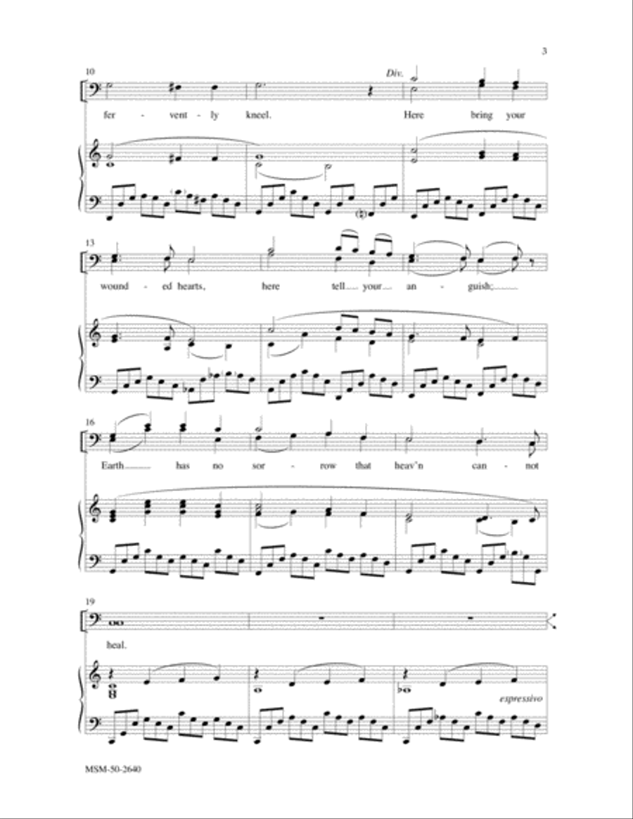 Come, Ye Disconsolate TTBB scores gallery preview page 3