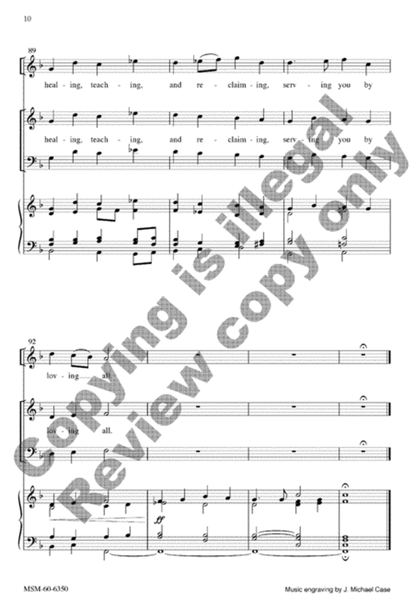 God, Whose Giving Knows No Ending (Choral Score) image number null