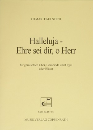 Book cover for Halleluja - Ehre sei dir, o Herr