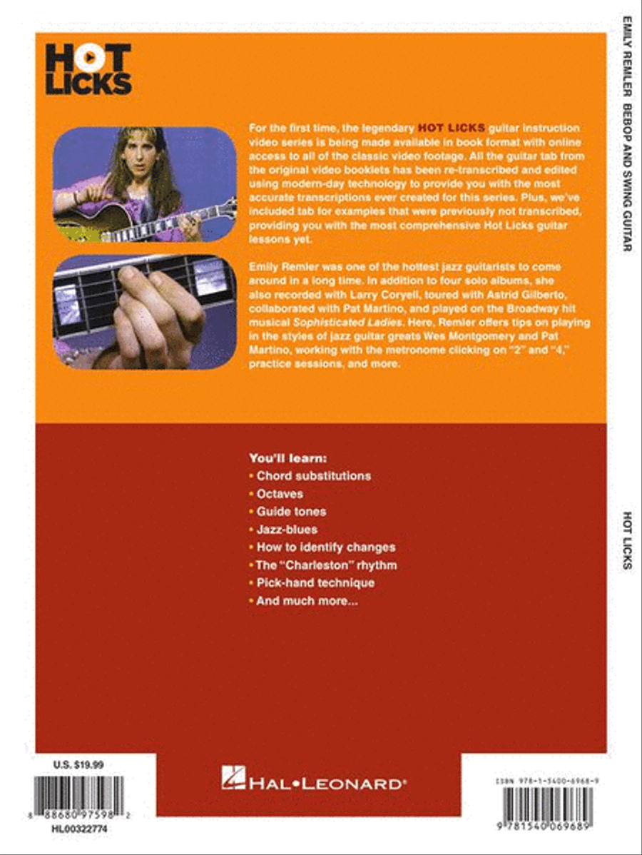 Emily Remler - Bebop and Swing Guitar Instructional Book with Online Video Lessons Electric Guitar scores gallery preview page 8