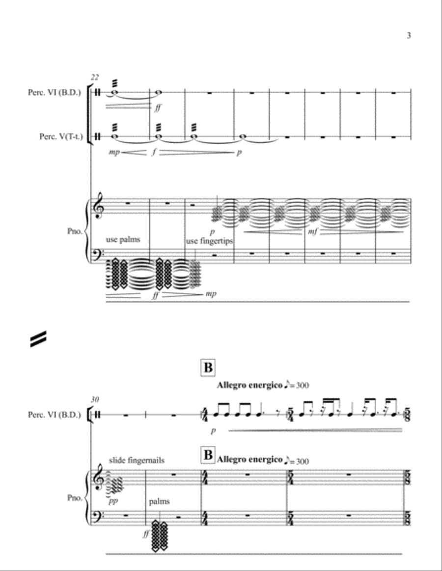 Terraqueous Percussion Ensemble scores gallery preview page 6