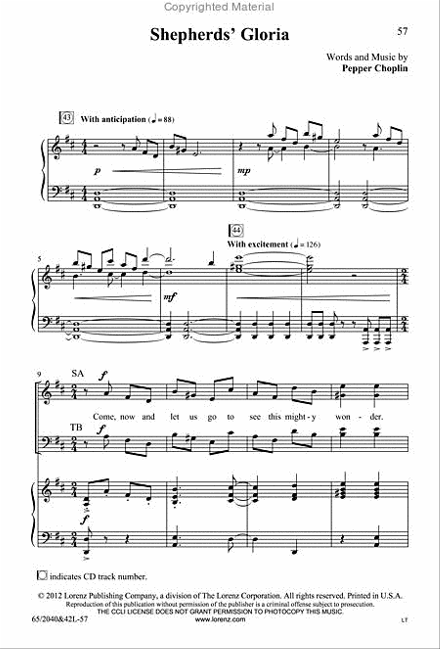 Heaven's Child Heaven's Child 4-Part scores gallery preview page 6