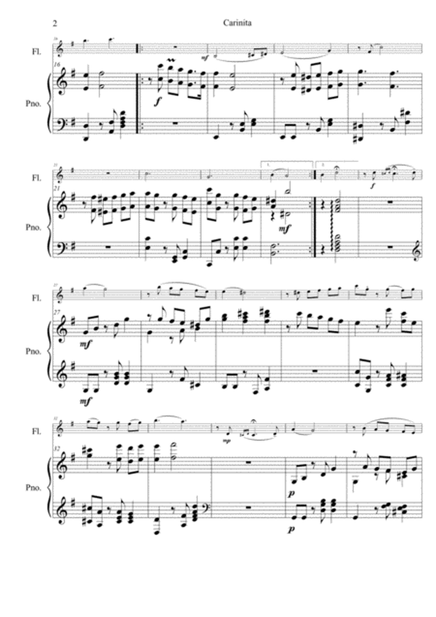Carinita, para flauta y piano image number null