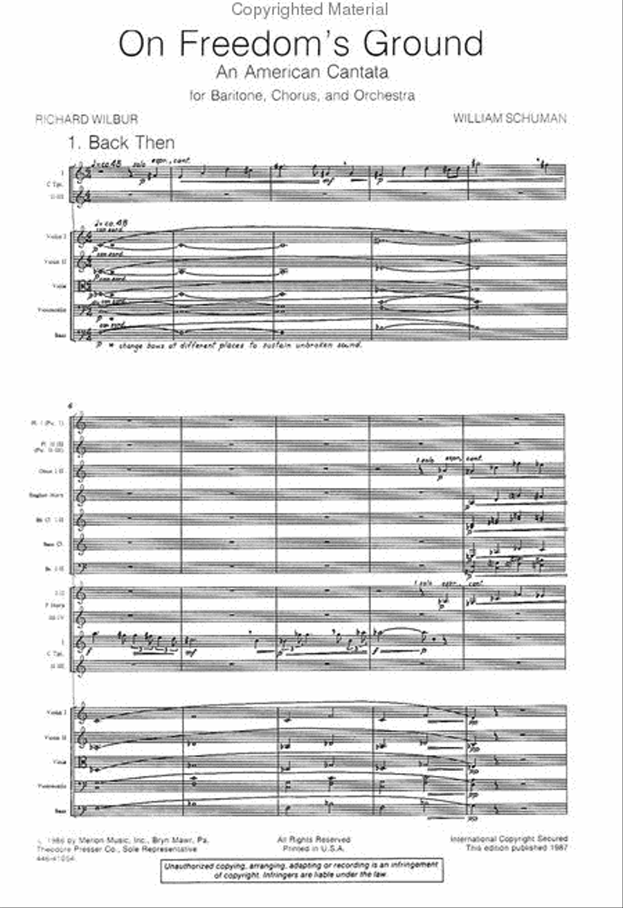 On Freedom's Ground 4-Part scores gallery preview page 2