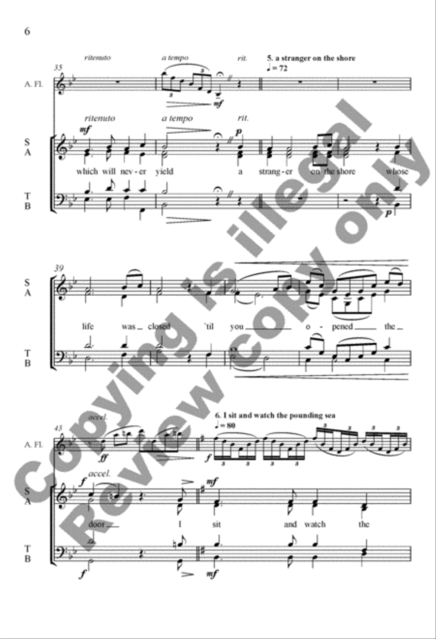 Seascapes Seascapes 4-Part scores gallery preview page 6
