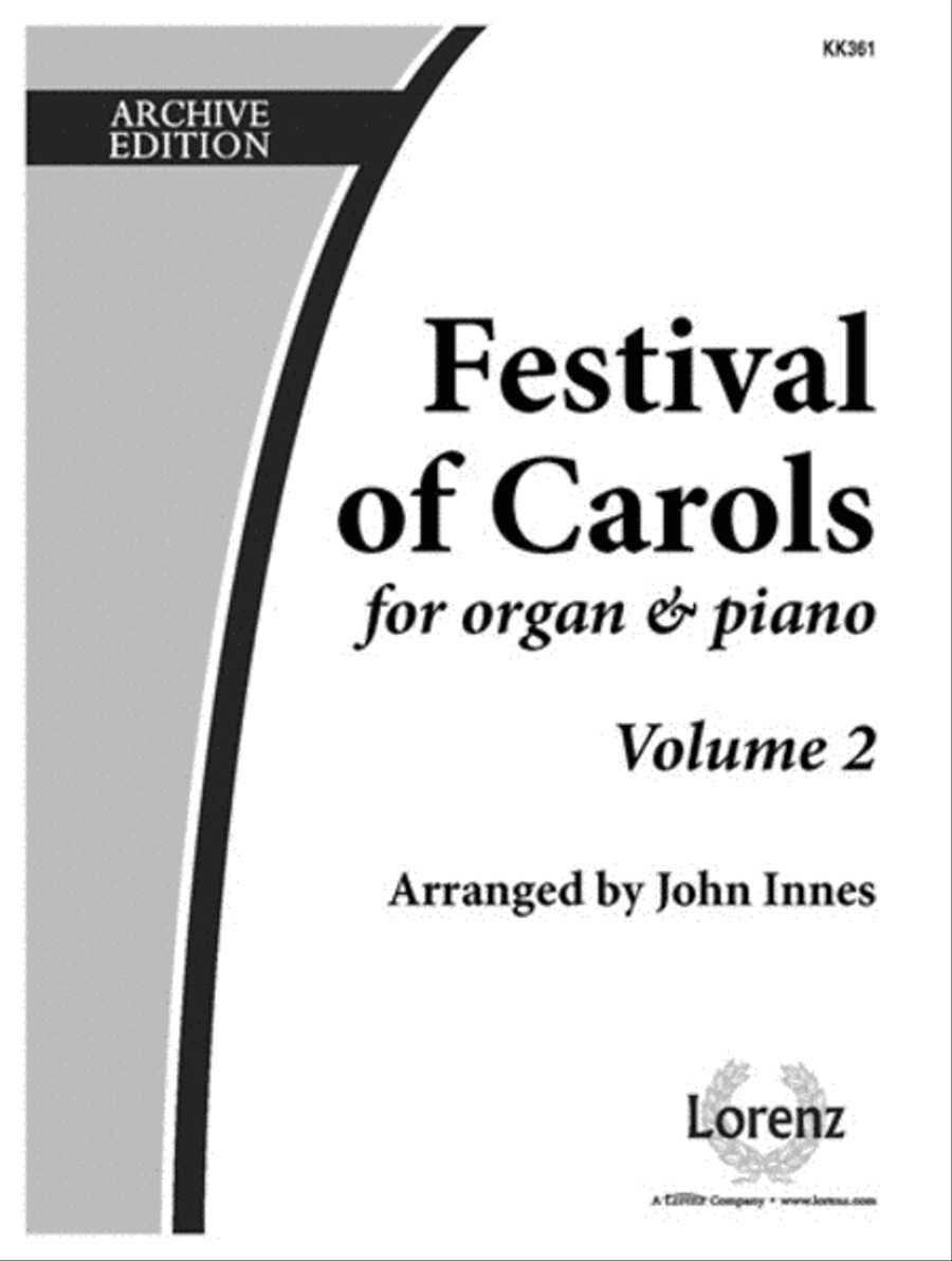 Festival Of Carols For Organ and Piano Vol 2 Organ scores gallery preview page 1