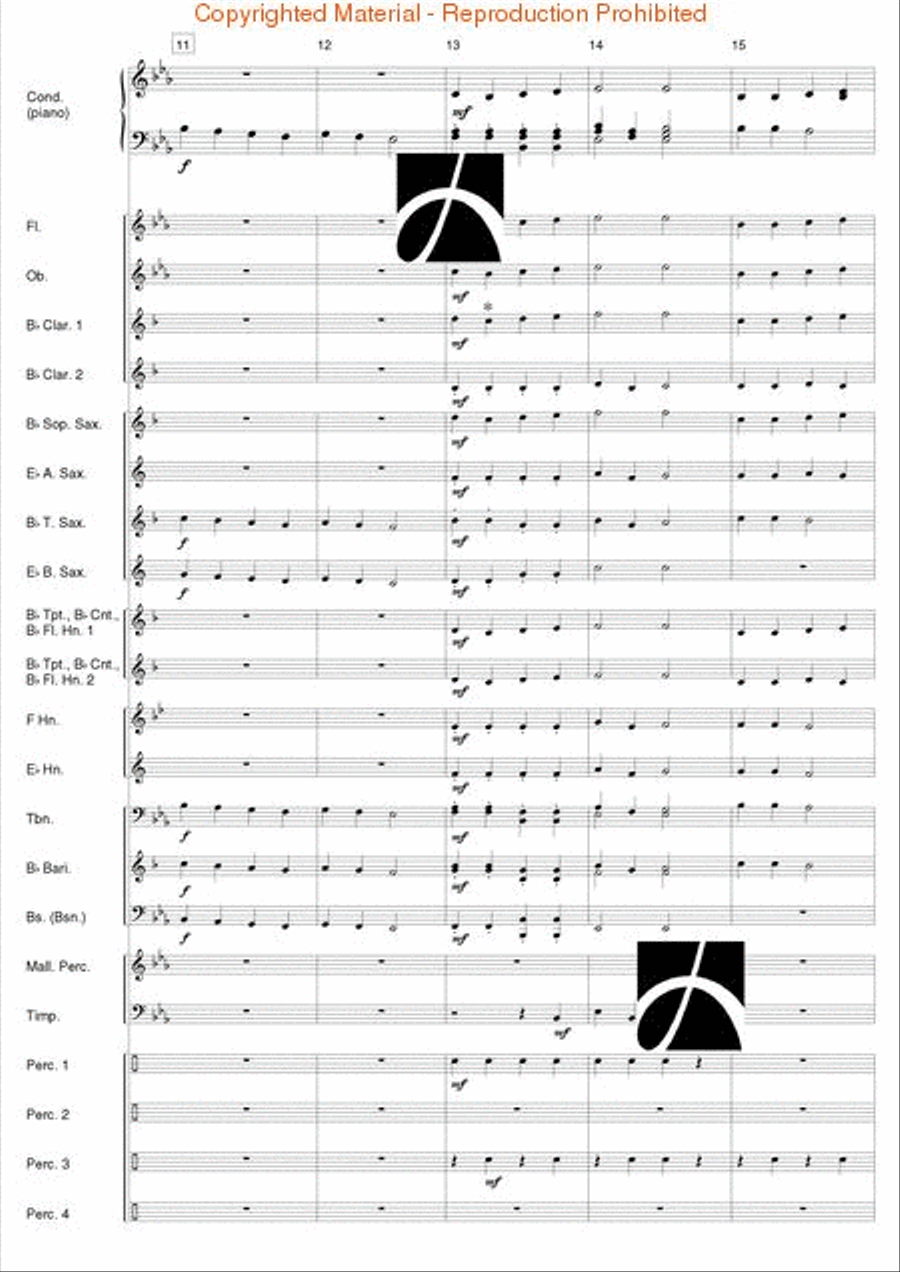 Band Time Christmas Concert Band scores gallery preview page 97