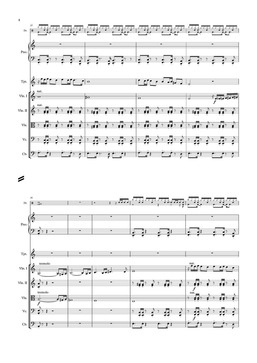 Misirlou for string orchestra String Orchestra scores gallery preview page 4