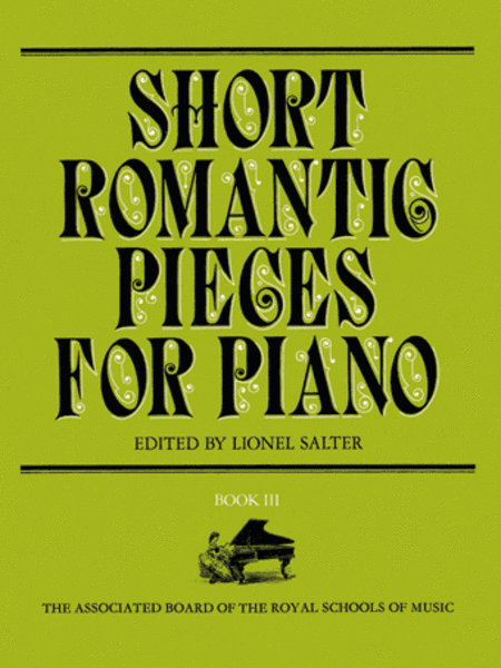 Short Romantic Pieces for Piano, Book III