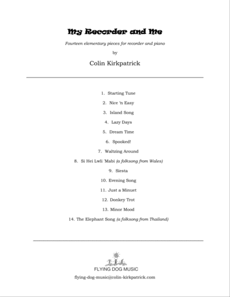 My Recorder and Me Recorder scores gallery preview page 2