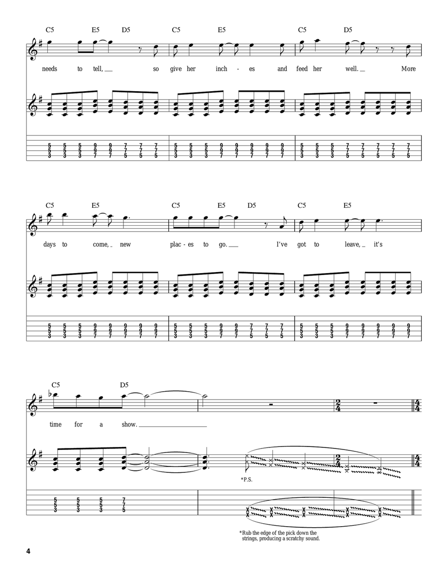 Rock You Like A Hurricane Electric Guitar scores gallery preview page 4