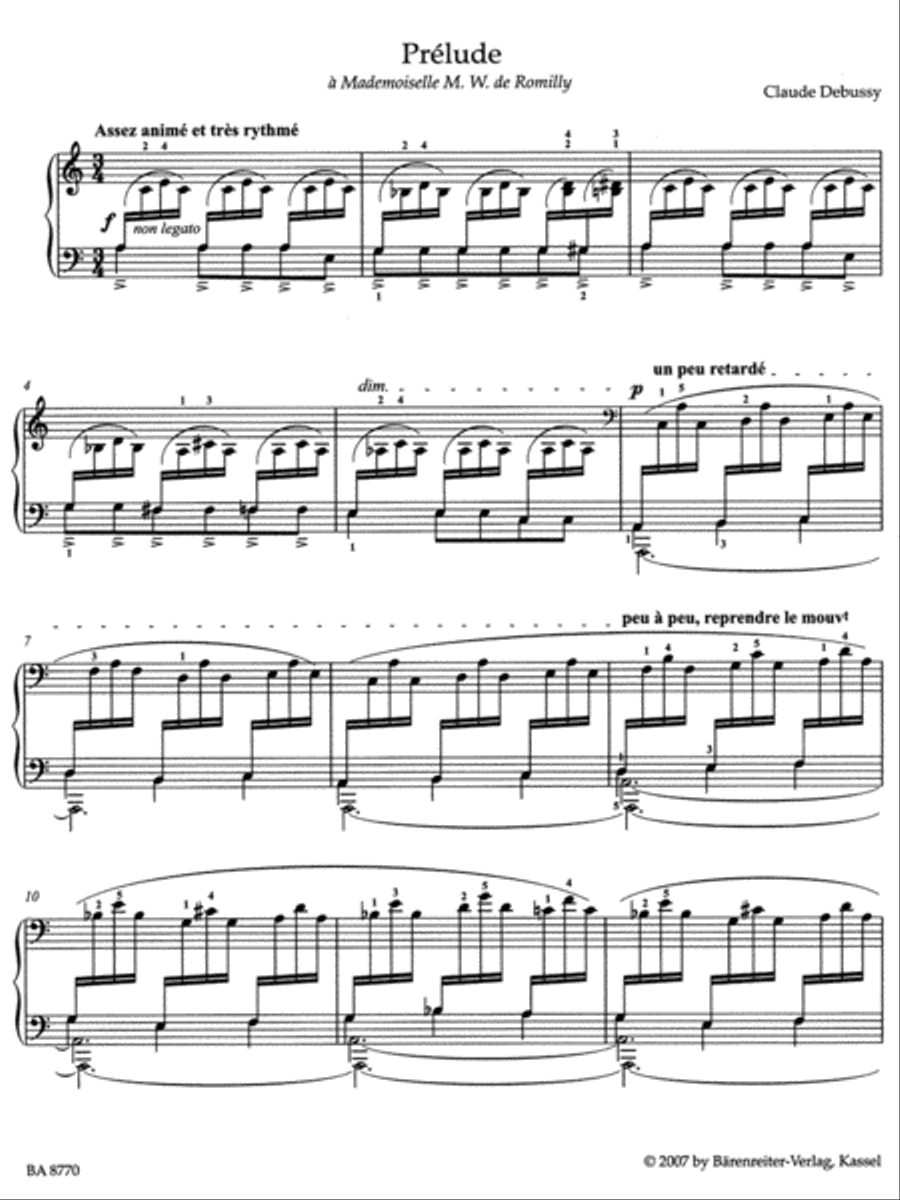 Pour le piano Piano Solo scores gallery preview page 2