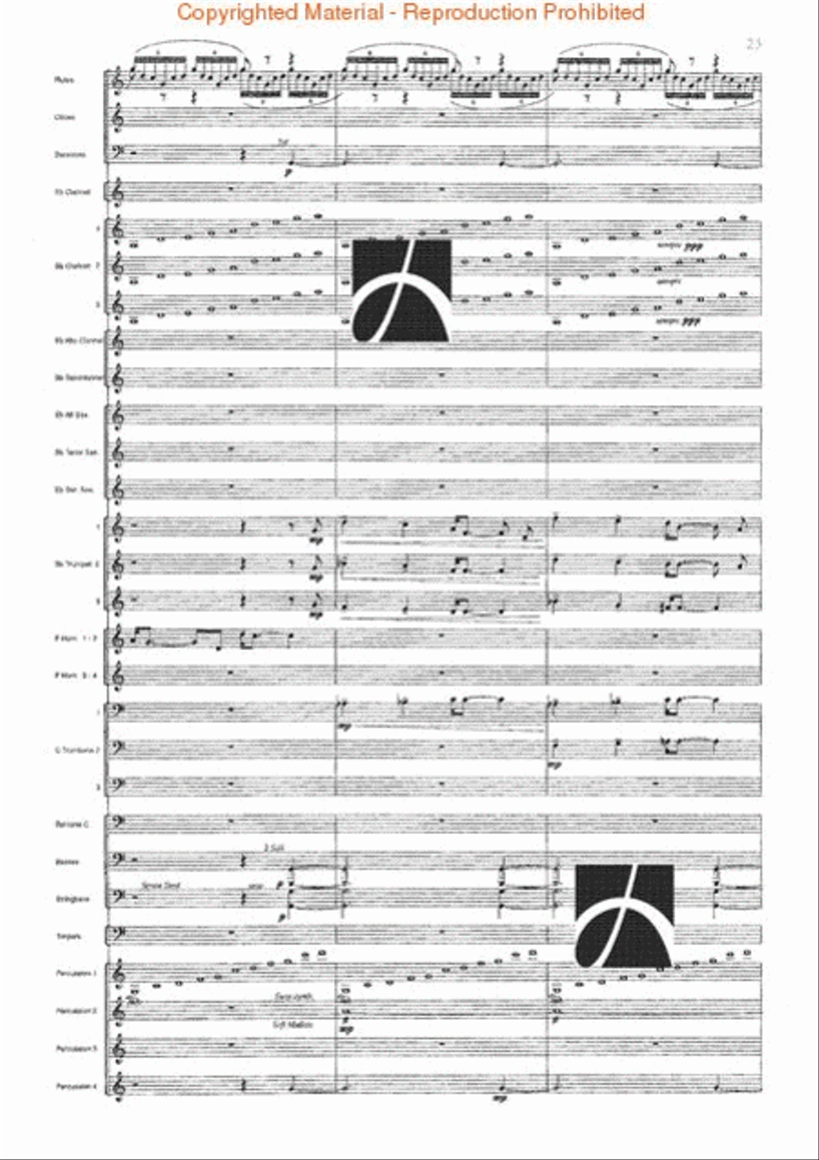 Spartacus Spartacus Concert Band scores gallery preview page 26