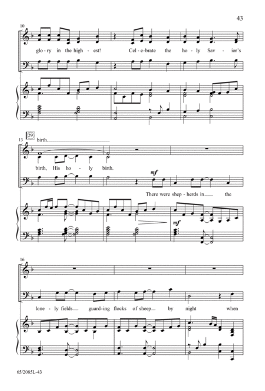 Sing Joy to All the World! 3-Part scores gallery preview page 12