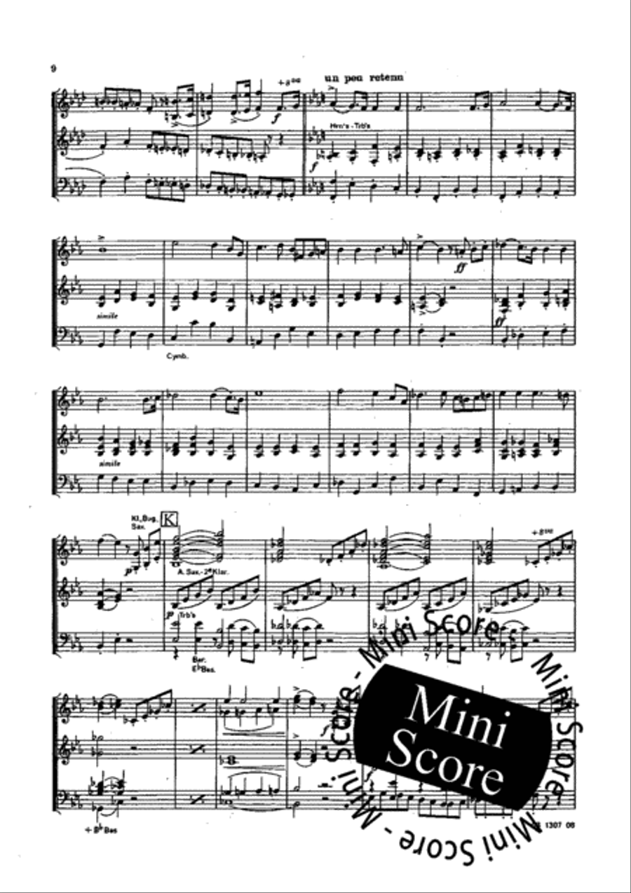 Marche Heroique Concert Band scores gallery preview page 11