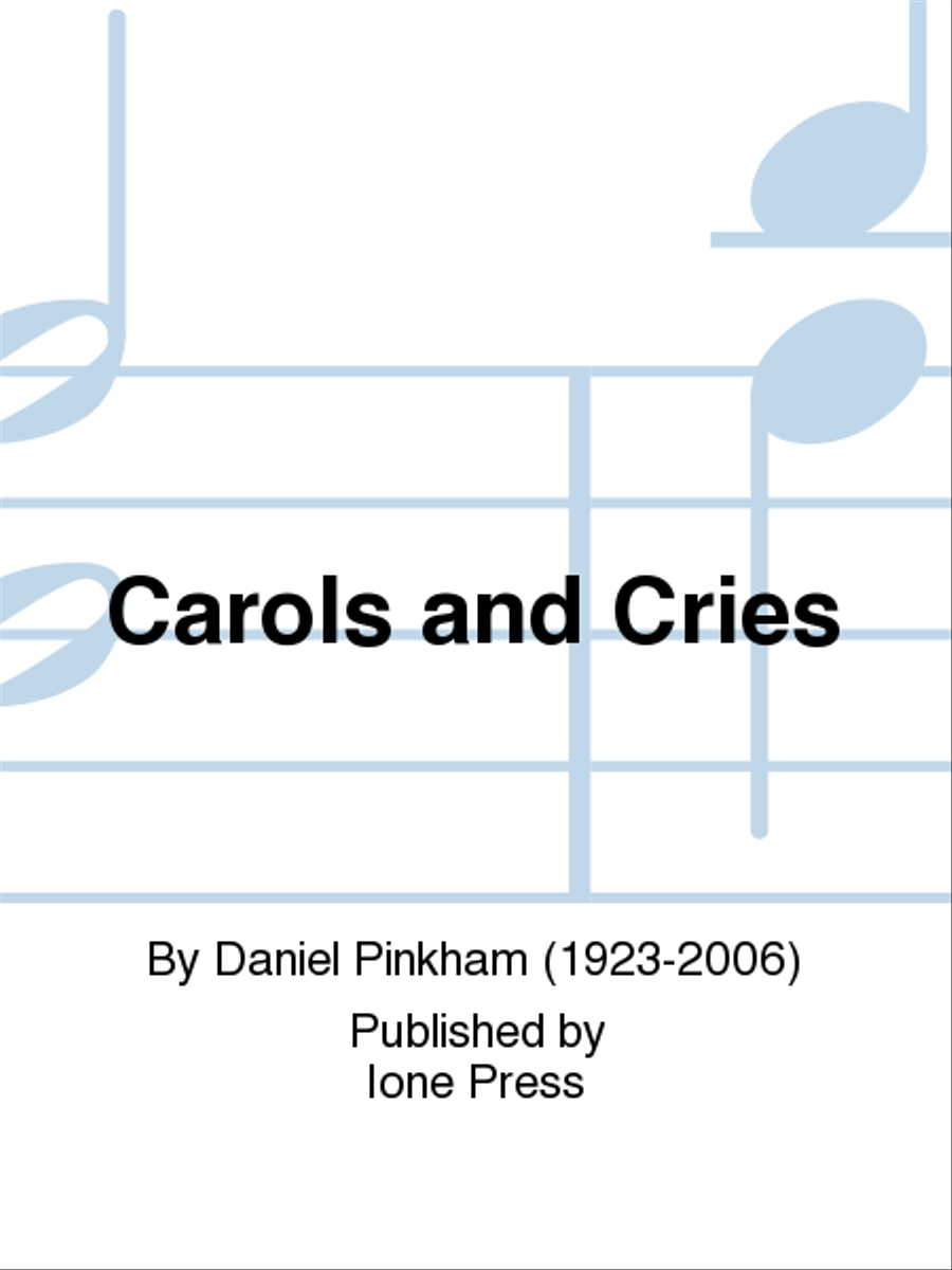 Carols and Cries Carols and Cries Low Voice scores gallery preview page 1