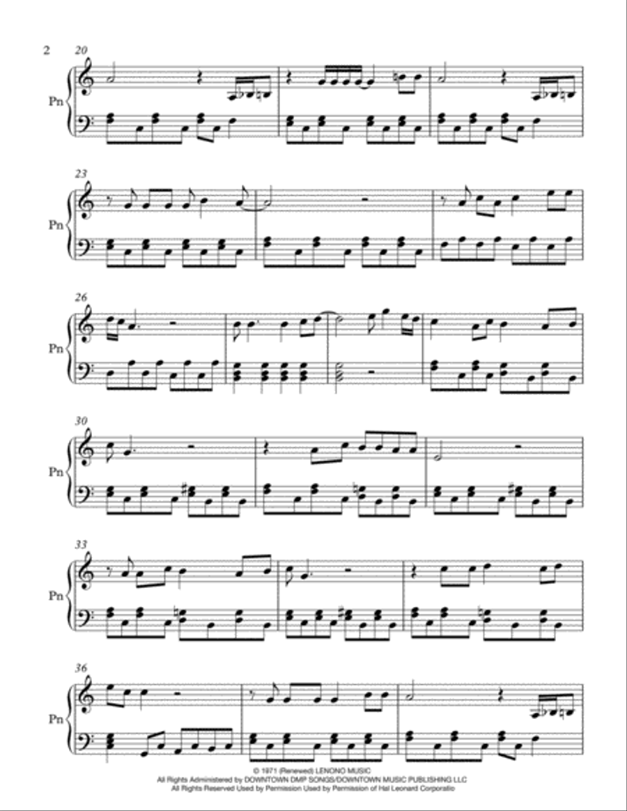 Imagine Easy Piano scores gallery preview page 2