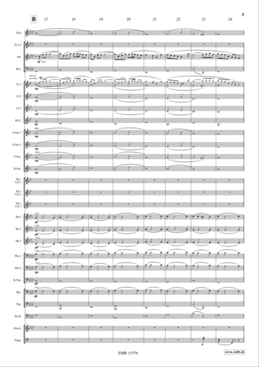 Ave Maria Ave Maria Concert Band scores gallery preview page 5