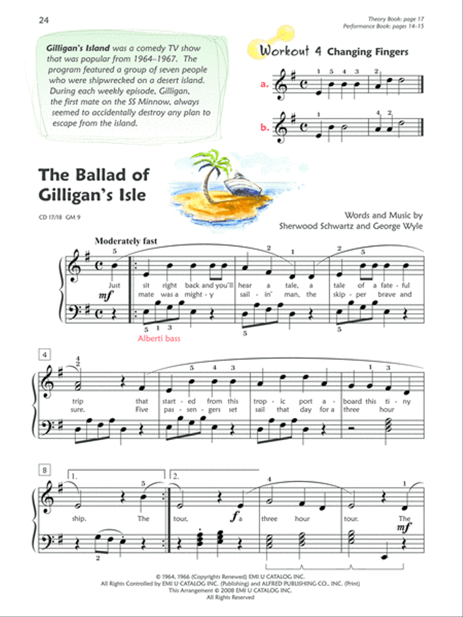 Premier Piano Course Lesson Book, Book 4 Piano Method scores gallery preview page 4