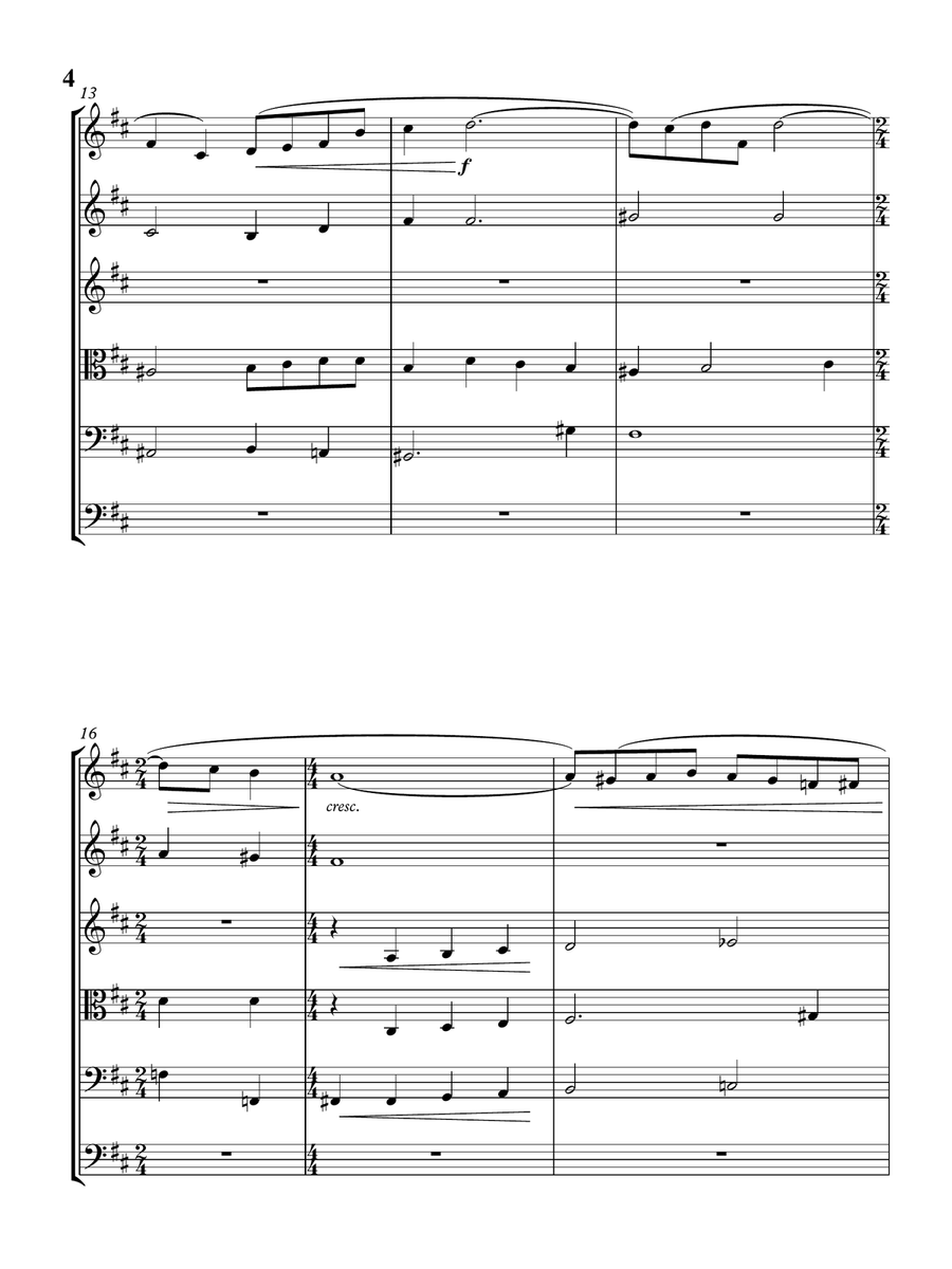 Casualties Of War -end Title String Orchestra scores gallery preview page 5