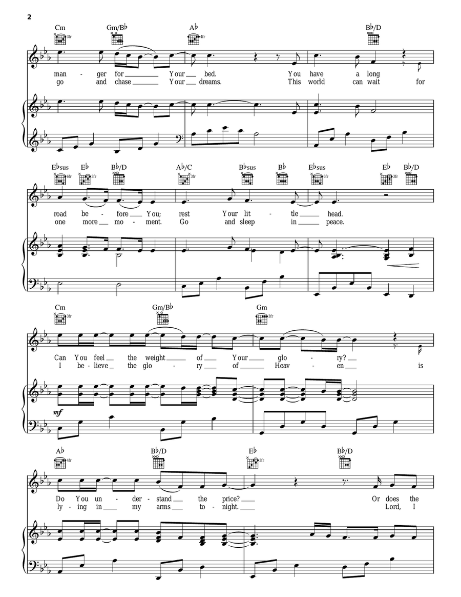 Joseph's Lullaby Joseph's Lullaby Piano, Vocal, Guitar scores gallery preview page 2