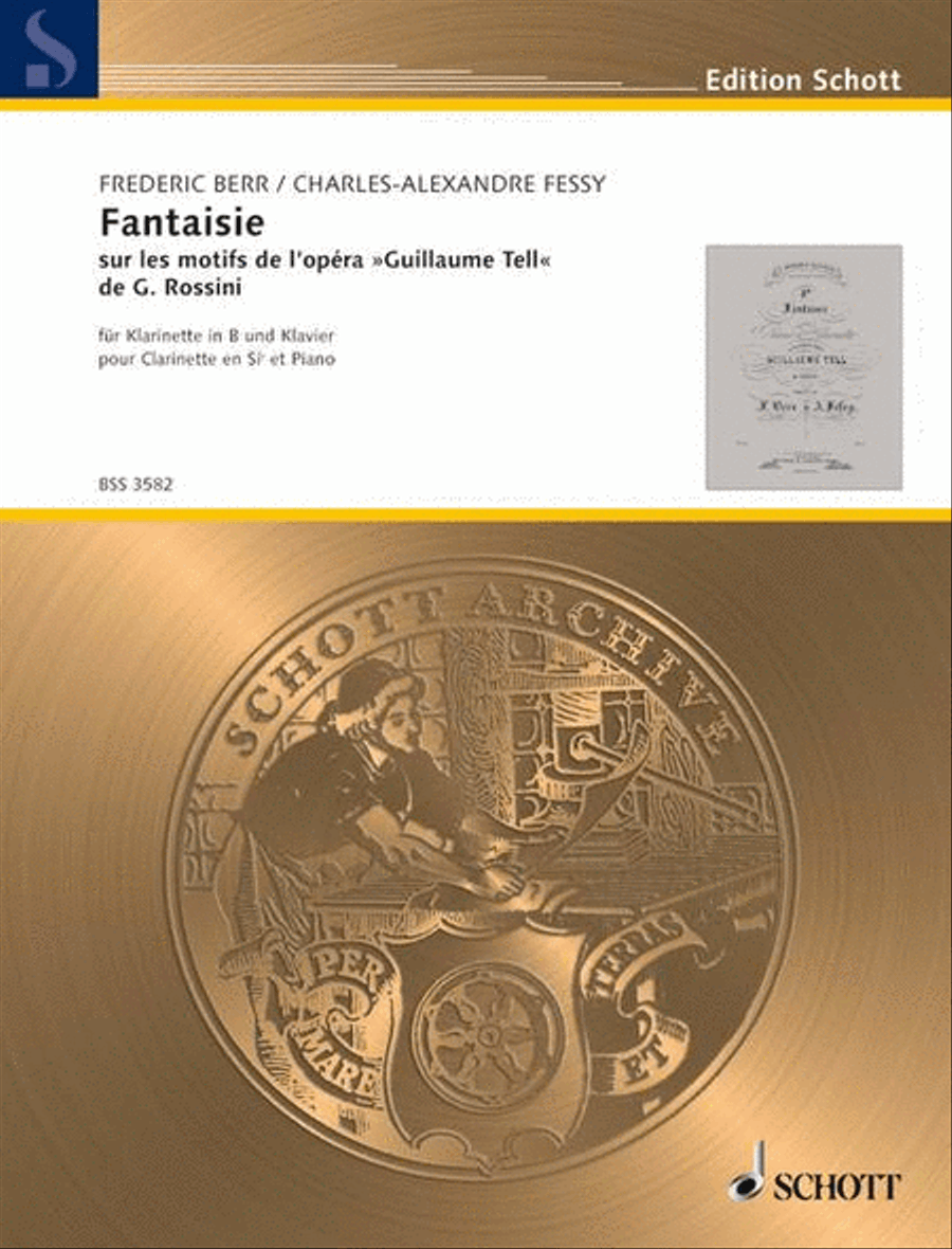 Fantaisie B-Flat Clarinet scores gallery preview page 1
