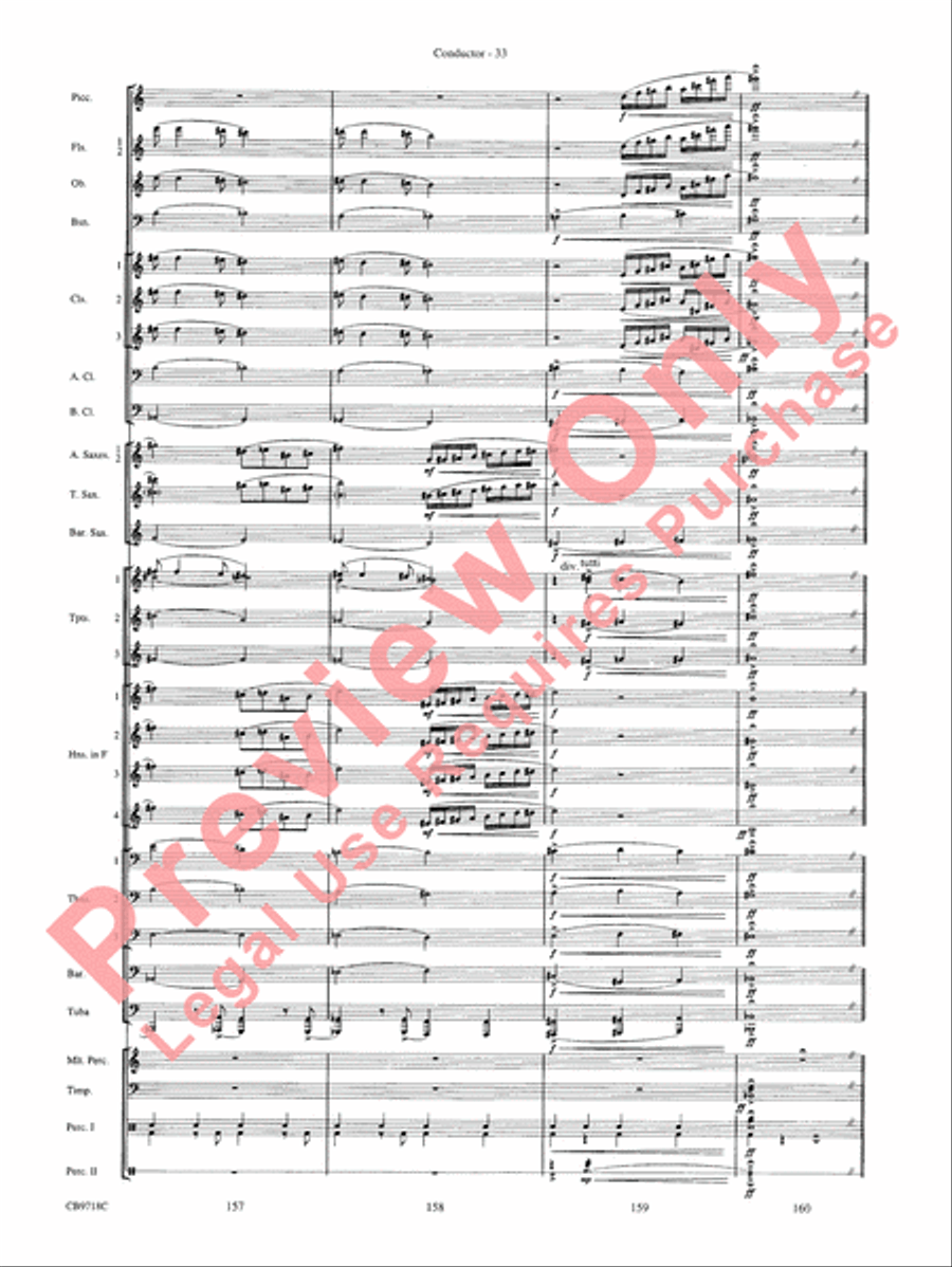 Gershwin! (Medley) Gershwin! (Medley) Concert Band scores gallery preview page 36