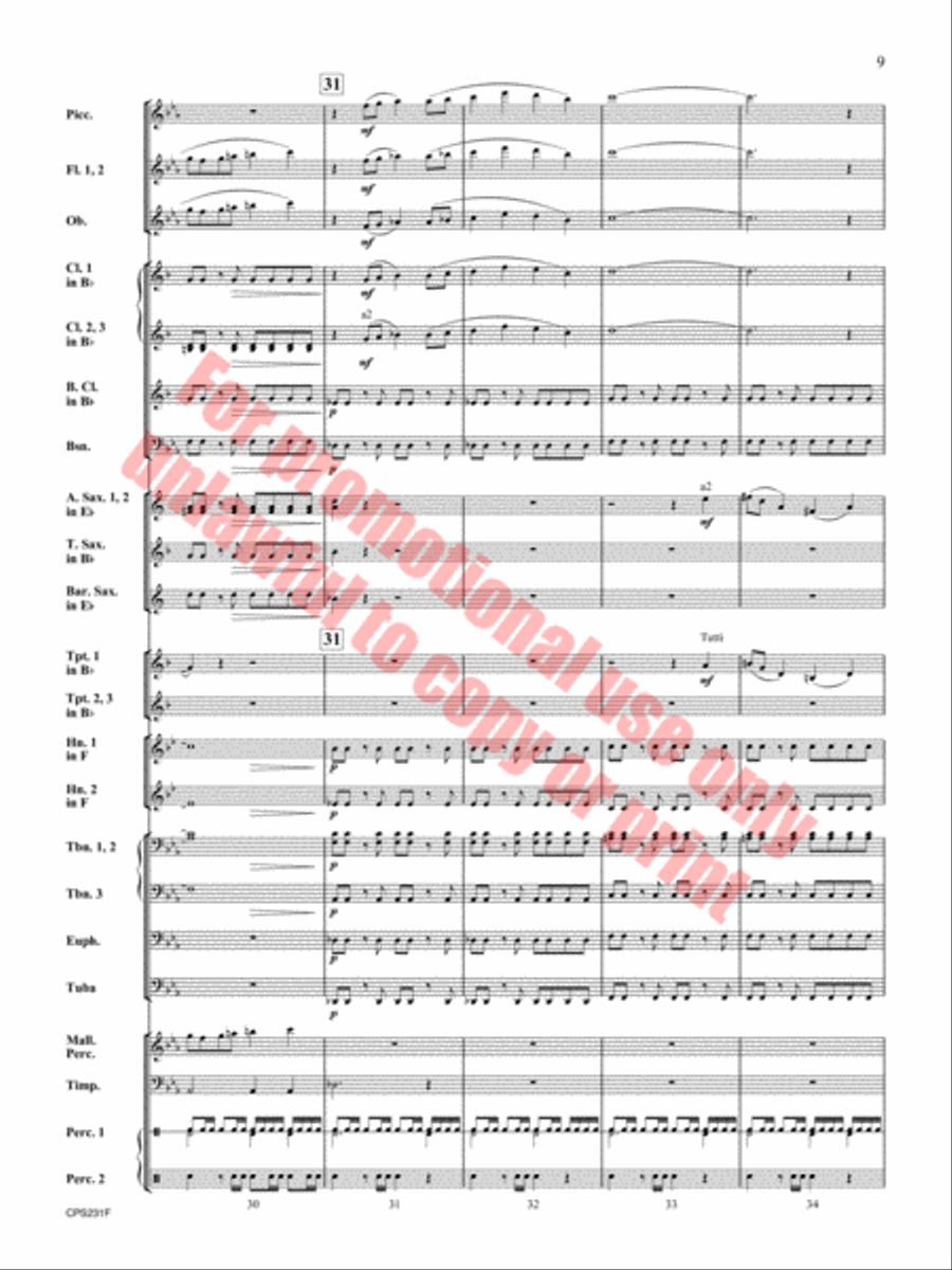 Better Angels Concert Band scores gallery preview page 10