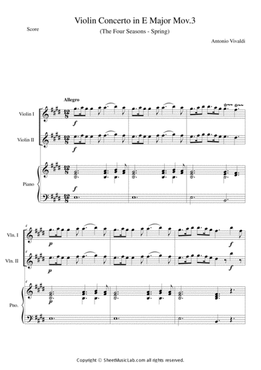 The Four Seasons - Spring 3rd Movement