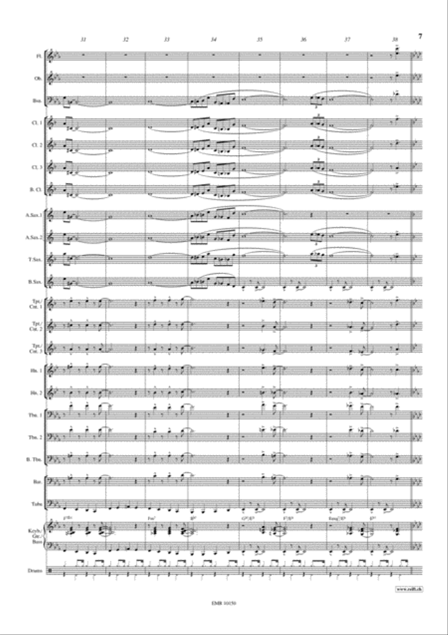 Take The A Train Concert Band scores gallery preview page 8