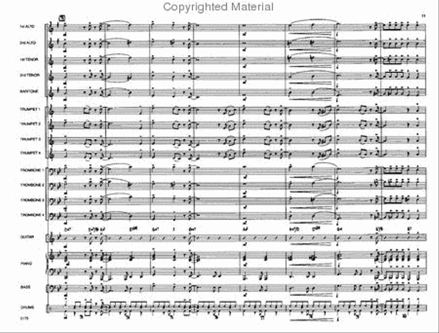 Baja Breeze Baja Breeze Jazz Ensemble scores gallery preview page 11