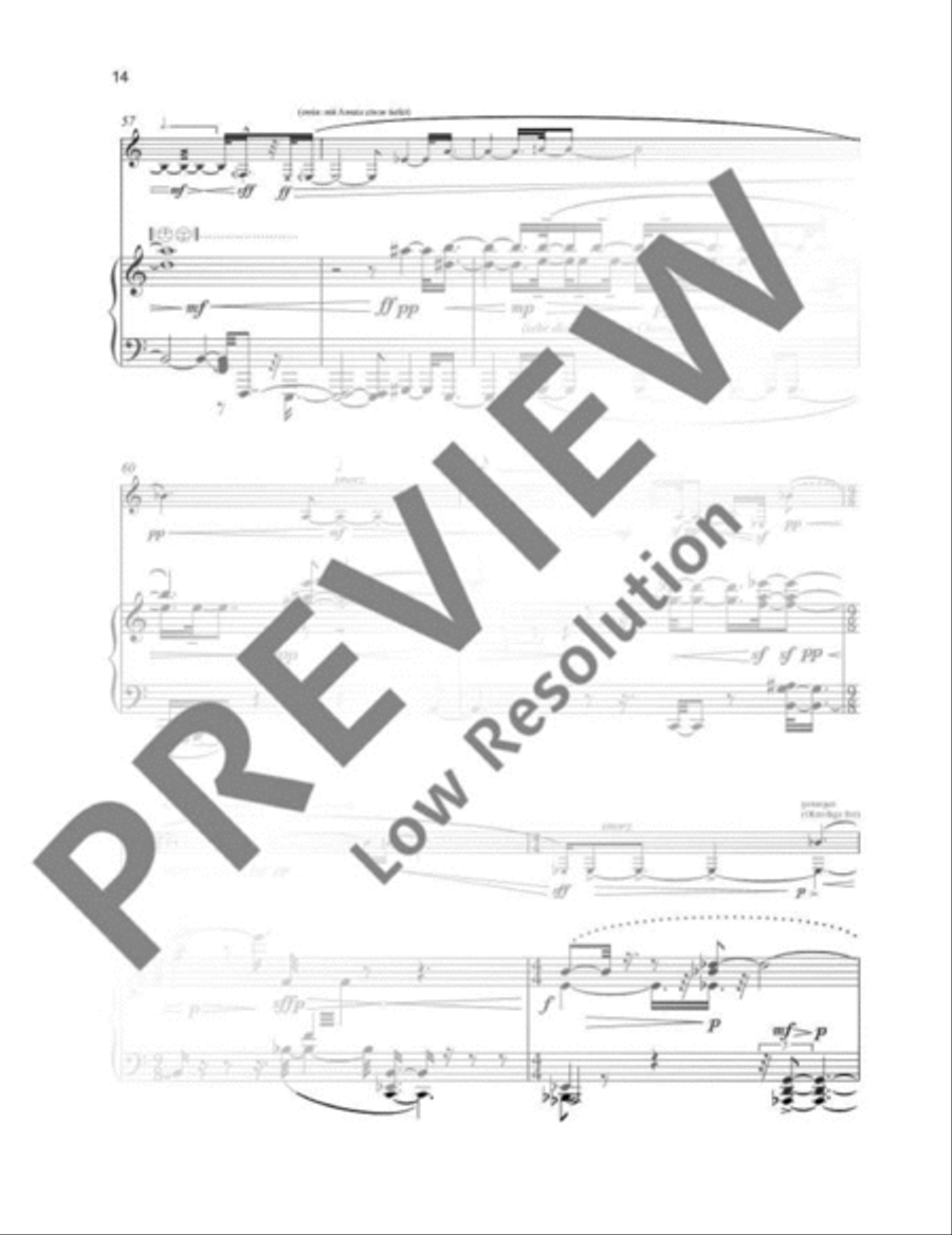 Kanten. Konturen Kanten. Konturen Clarinet scores gallery preview page 15
