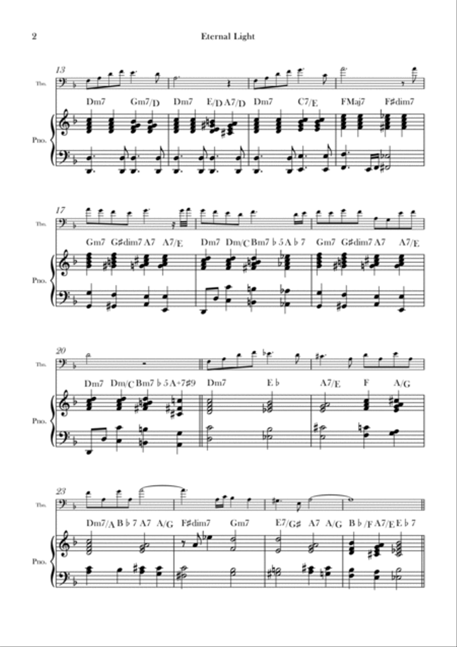 Eternal Light Chamber Music scores gallery preview page 2