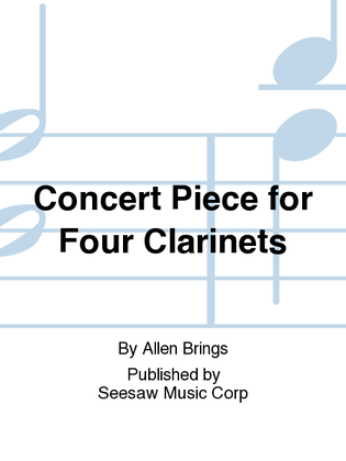 Concert Piece for Four Clarinets