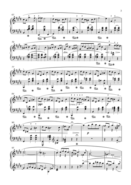 Chopin Mazurka, Op. 50 No. 3